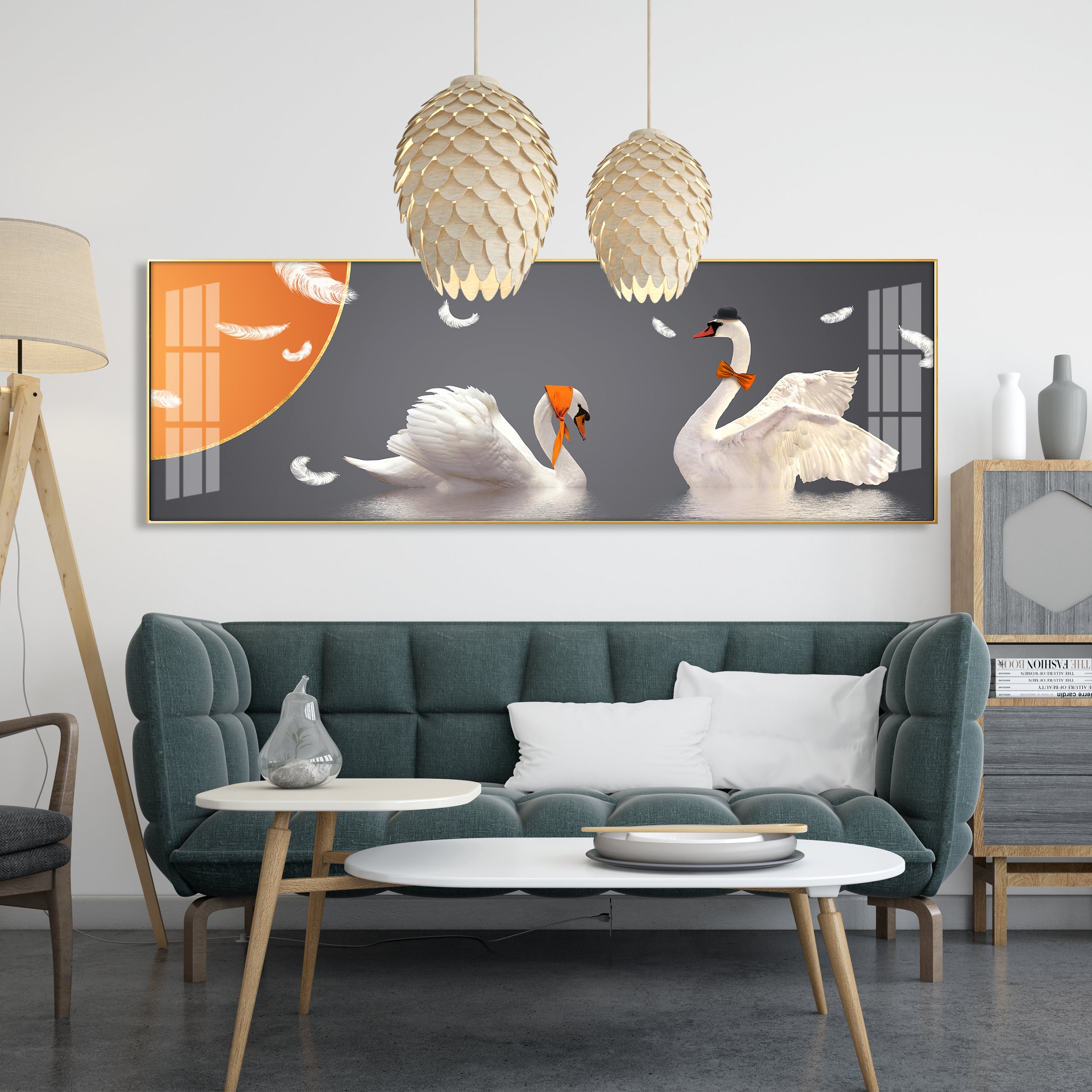 Mr. & Mrs. Luxury Crystal Horizontal Wall Art