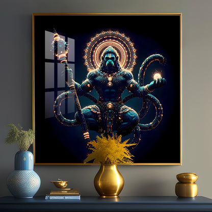 Jai Mahaveer Premium Acrylic Square Wall Art