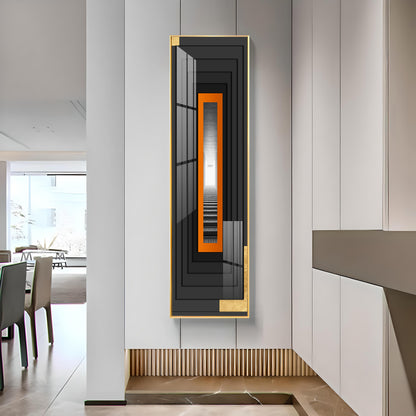 Ember Glow Frame Premium Acrylic Vertical Wall Art