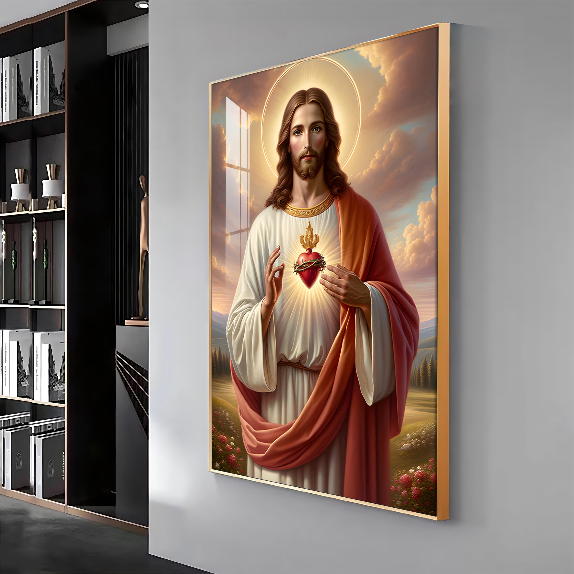 Emblem of Divine Love Premium Acrylic Vertical Wall Art