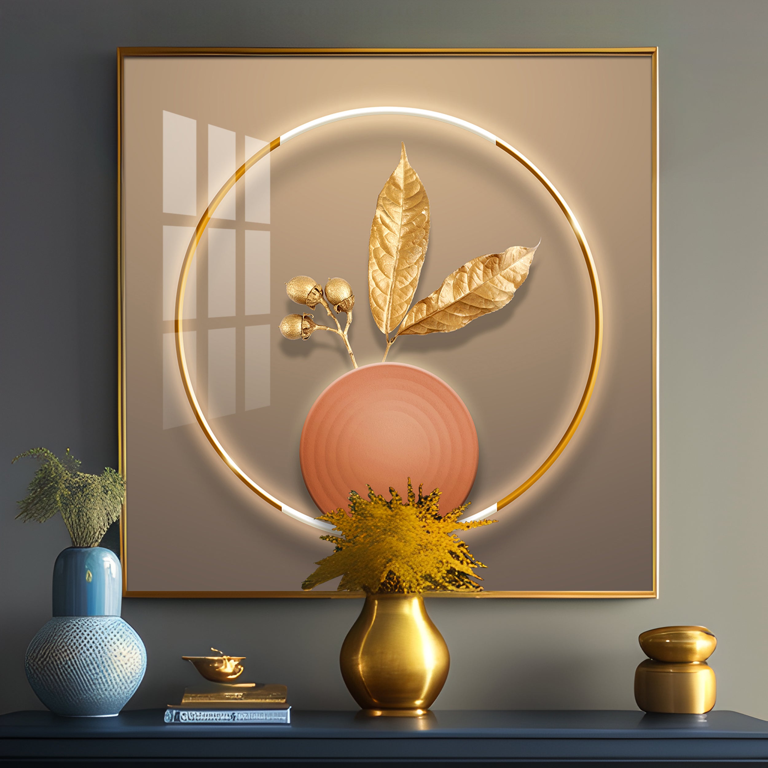 Opulent Oasis Premium Square Wall Art