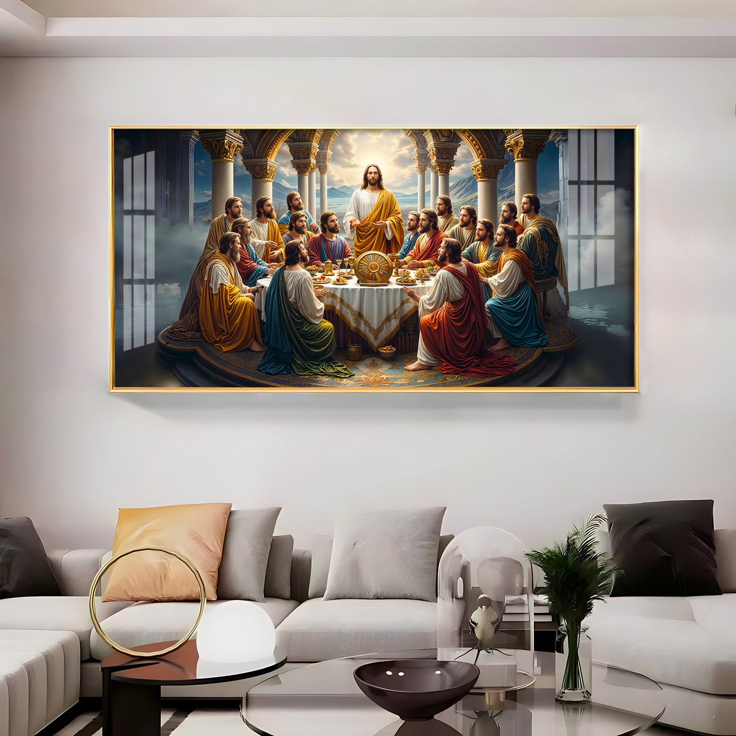 Jesus Supper Legacy Premium Acrylic Horizontal Wall Art