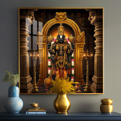 Goddes Kanyakumari Premium Acrylic Square Wall Art