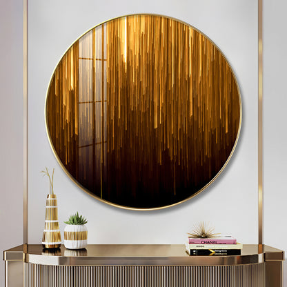 Opulent Sphere Premium Acrylic Round Wall Art