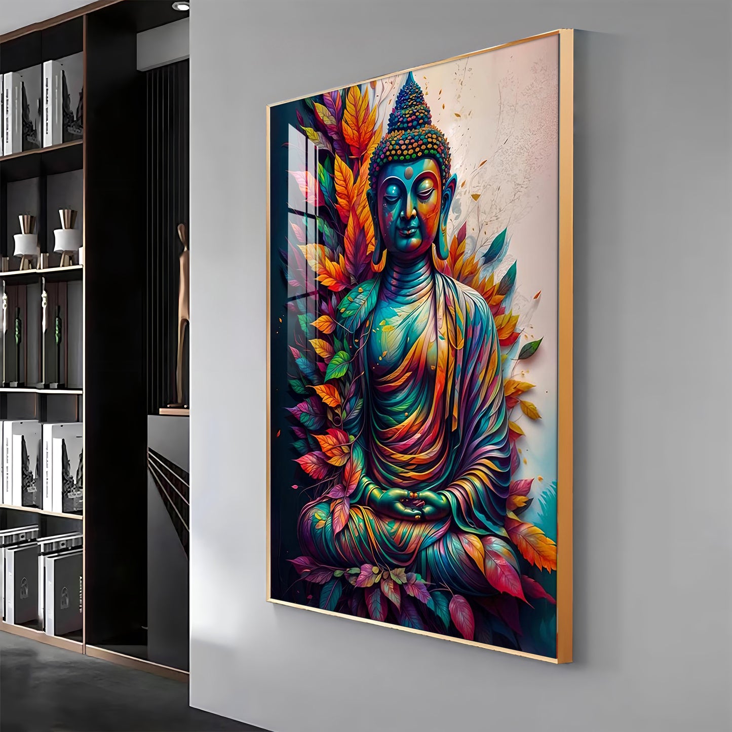 Perpetual Buddha Premium Acrylic Vertical Wall Art