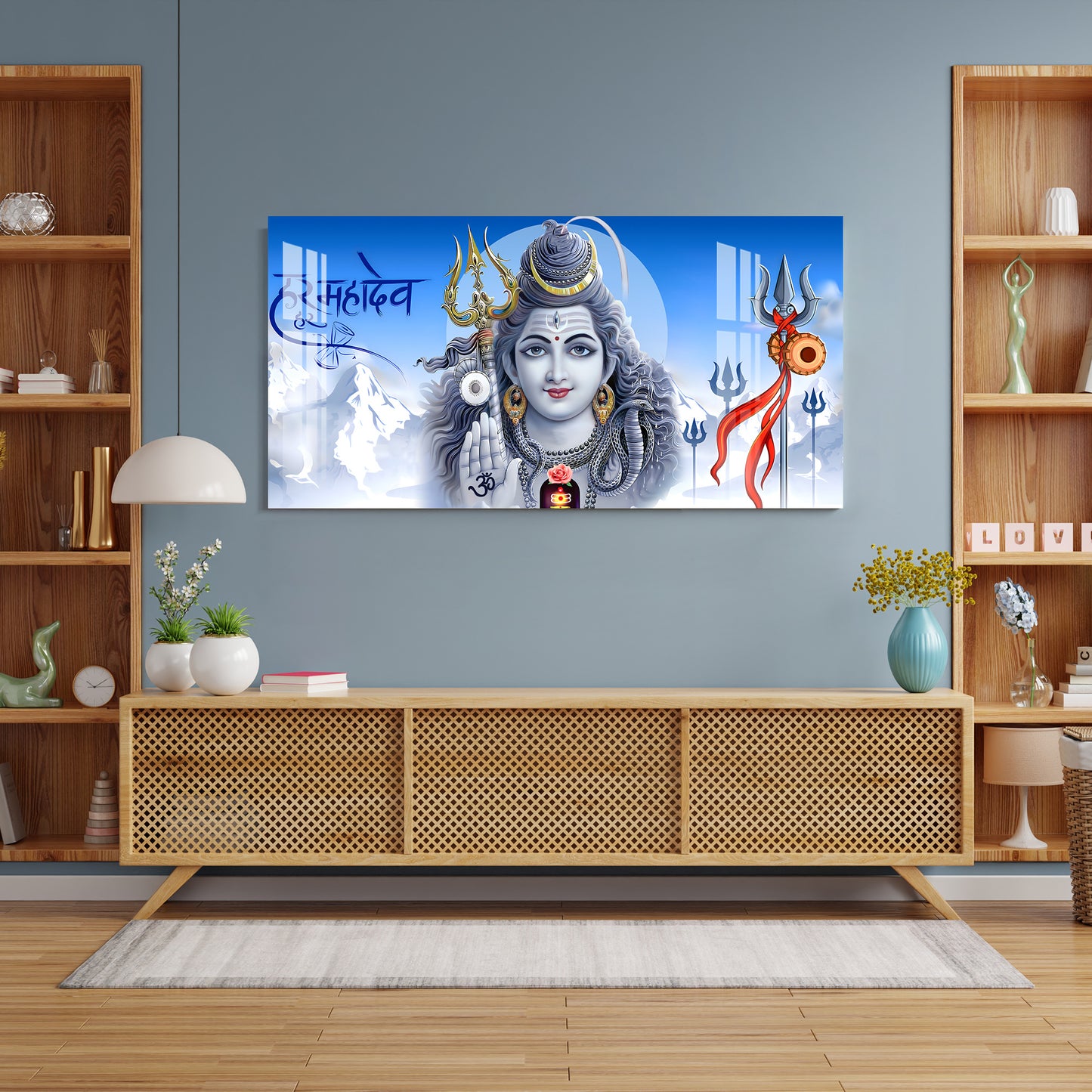 Om Namah Shivay Acrylic Wall Art