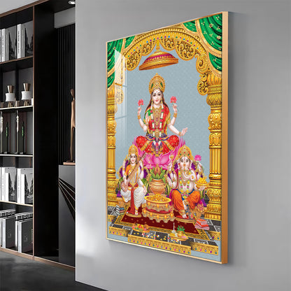 Sacred God And Goddess Premium Acrylic Vertical Wall Art