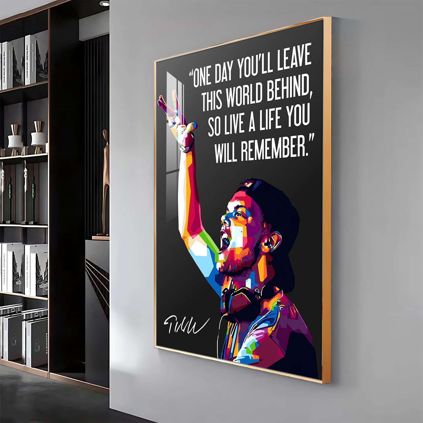 One Day You'll Leave This World Behind Premium Acrylic Vertical Wall Art