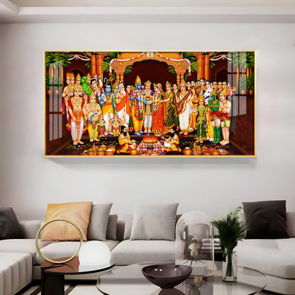 Srinivasa Kalyanam Premium Acrylic Horizontal Wall Art