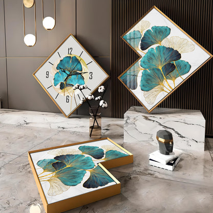 Ginkgo Biloba Premium Acrylic Wall Clock