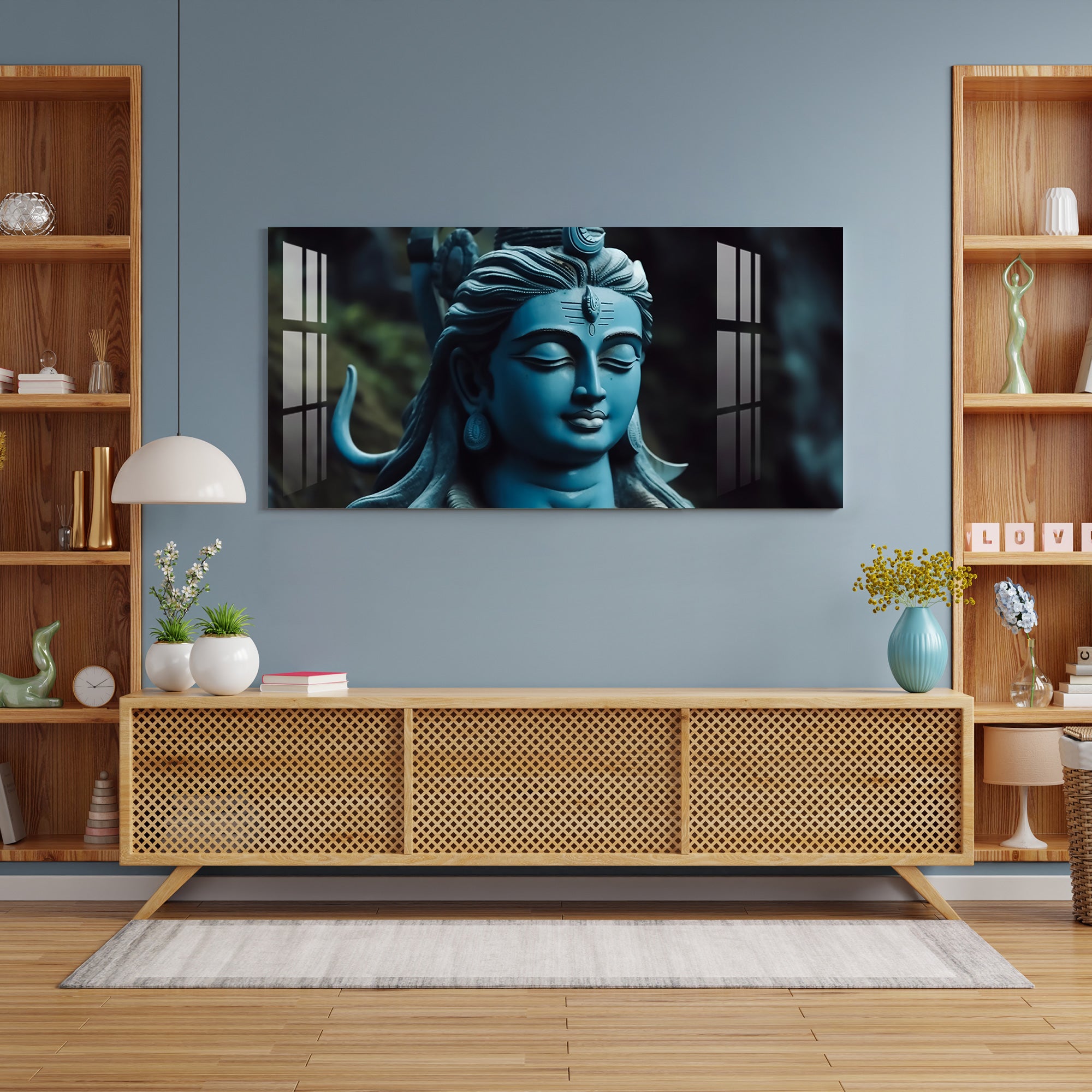 Lord Shankara Acrylic Wall Art