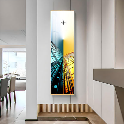 Tall Skyscrapers Premium Acrylic Vertical Wall Art