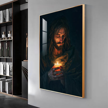 Jesus Christ Faithful Inspiration Premium Acrylic Wall Art