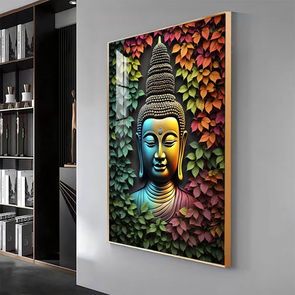 Beautiful Buddha Premium Acrylic Vertical Wall Art