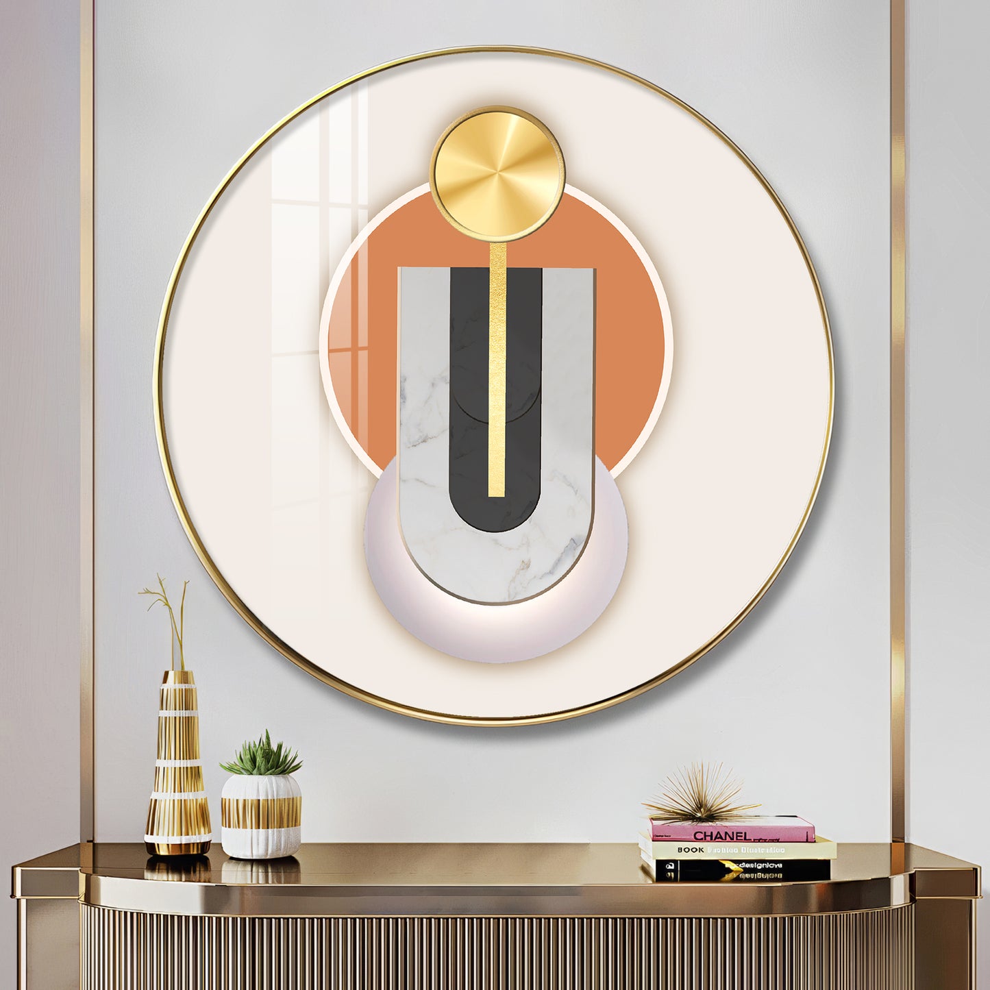 Urban Unity Premium Acrylic Round Wall Art