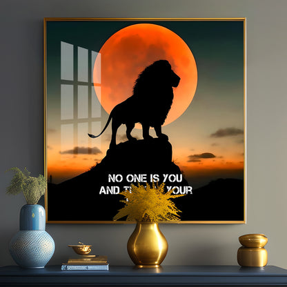 Be Your Own Boss Premium Acrylic Square Wall Art