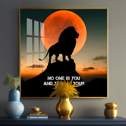 Be Your Own Boss Premium Acrylic Square Wall Art