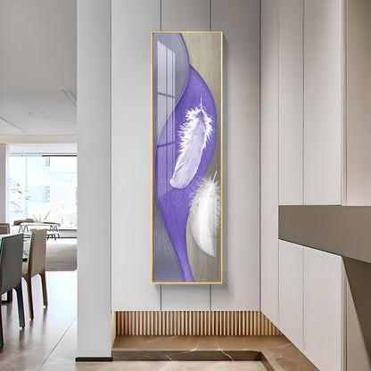 Purple Whispers Premium Acrylic Vertical Wall Art