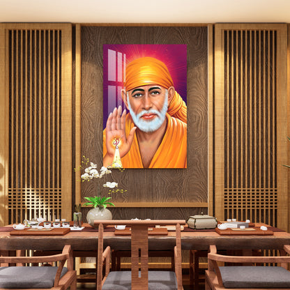 Sai Baba Acrylic Wall Art