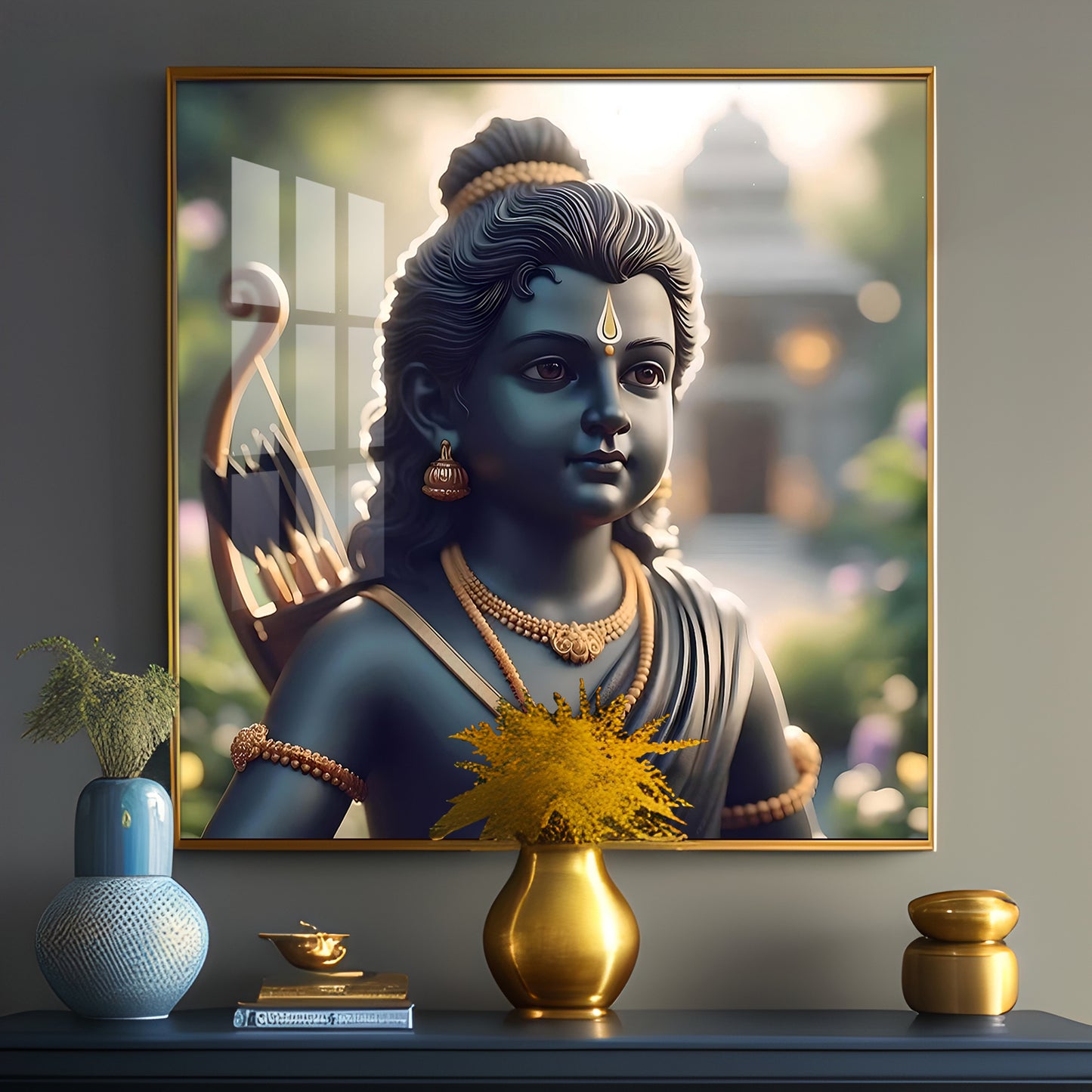 Baal Ram Premium Acrylic Square Wall Art