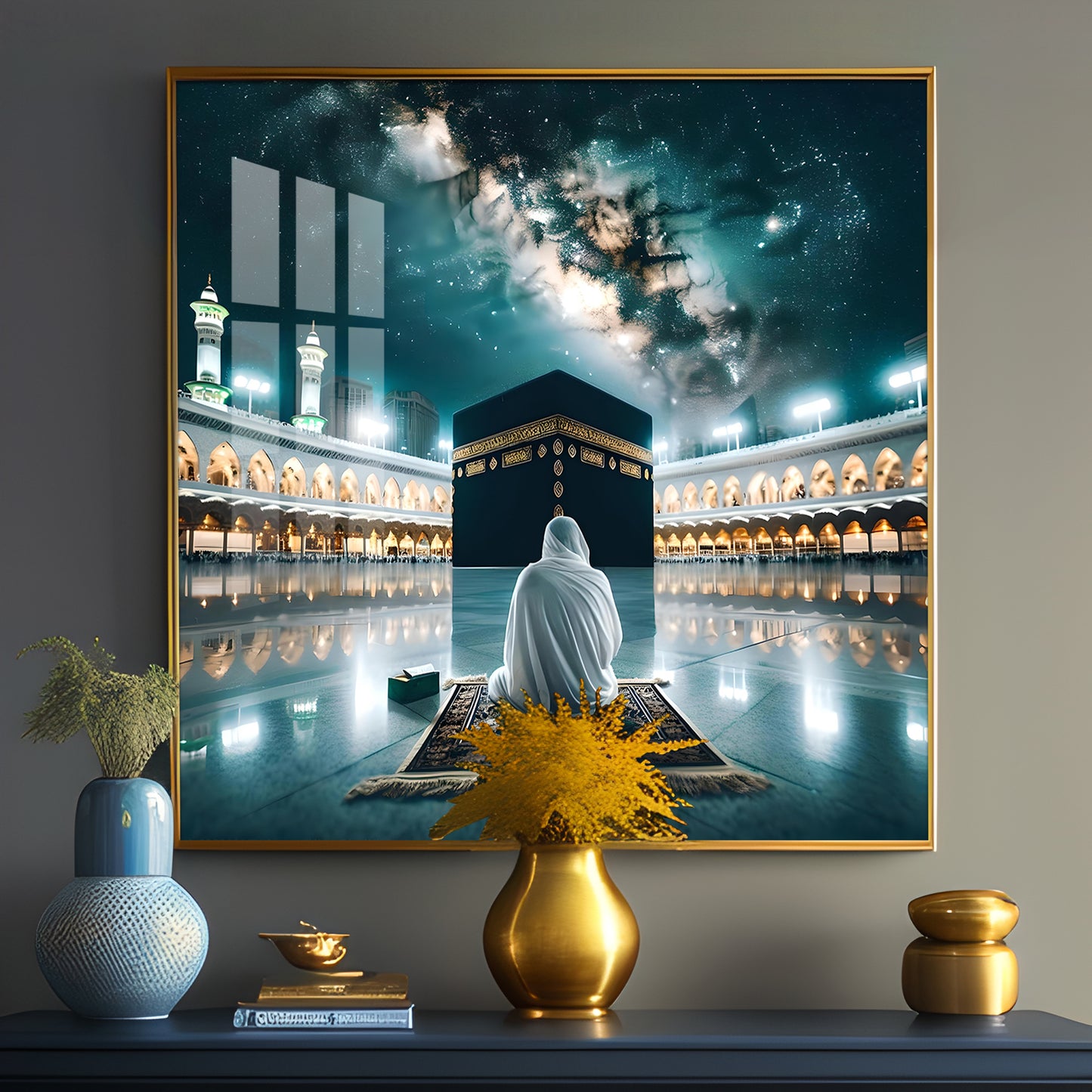 Kaaba Mecca Premium Acrylic Square Wall Art