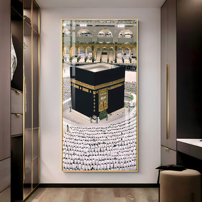 Mecca Premium Acrylic Vertical Wall Art