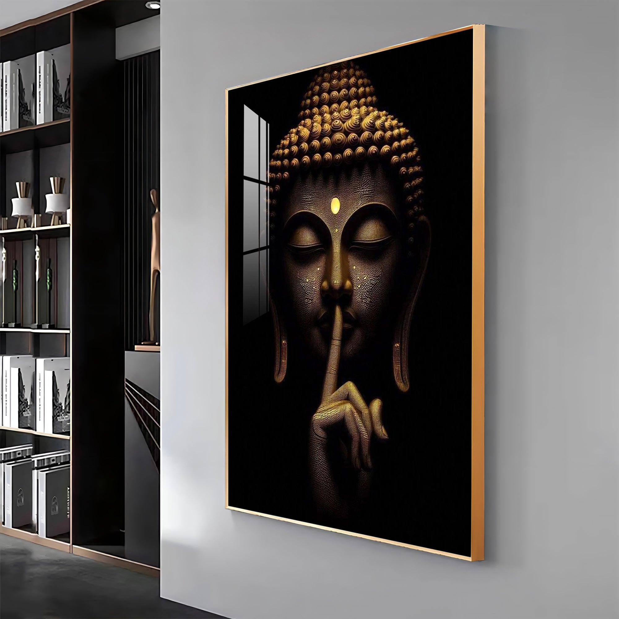 Buddha's Stillness Premium Acrylic Wall Art