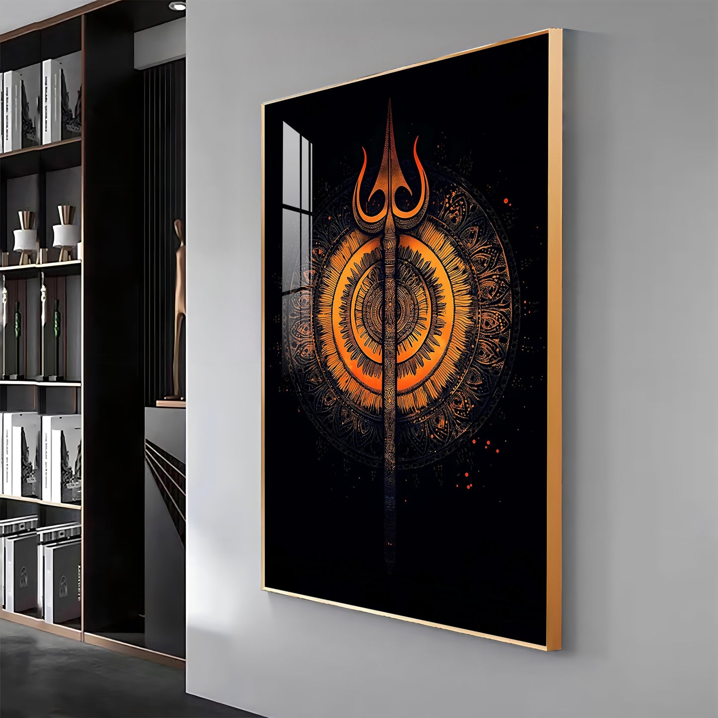 The Radiance of Shiva Premium Vertical Acrylic Wall Art