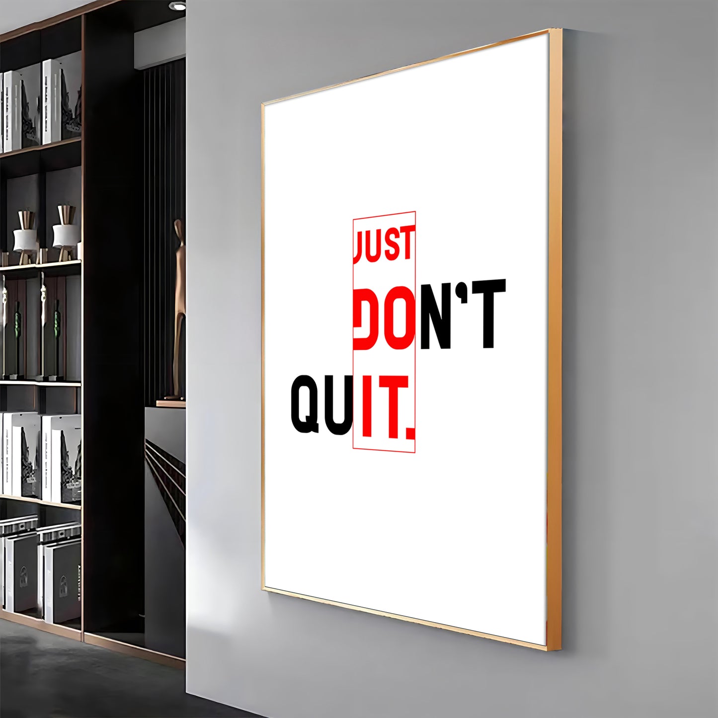 Just Do It Premium Acrylic Vertical Wall Art