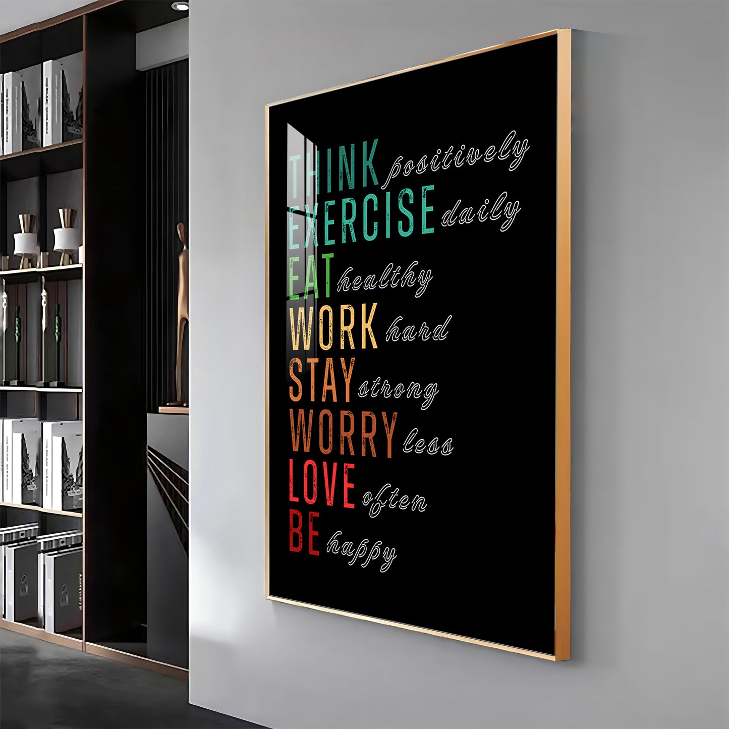 Motivational Quotes Premium Acrylic Vertical Wall Art