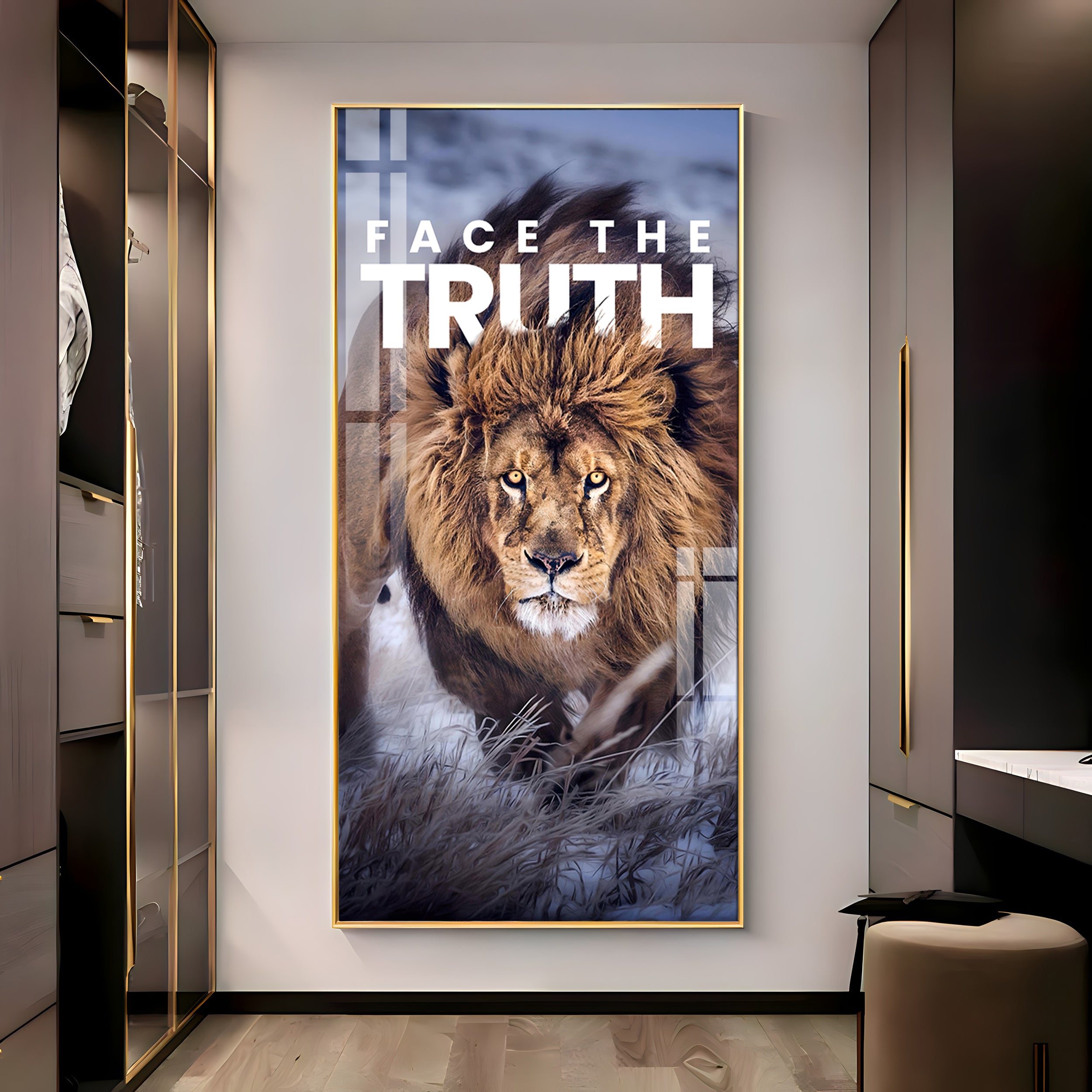 Be Fearless Premium Acrylic Vertical Wall Art