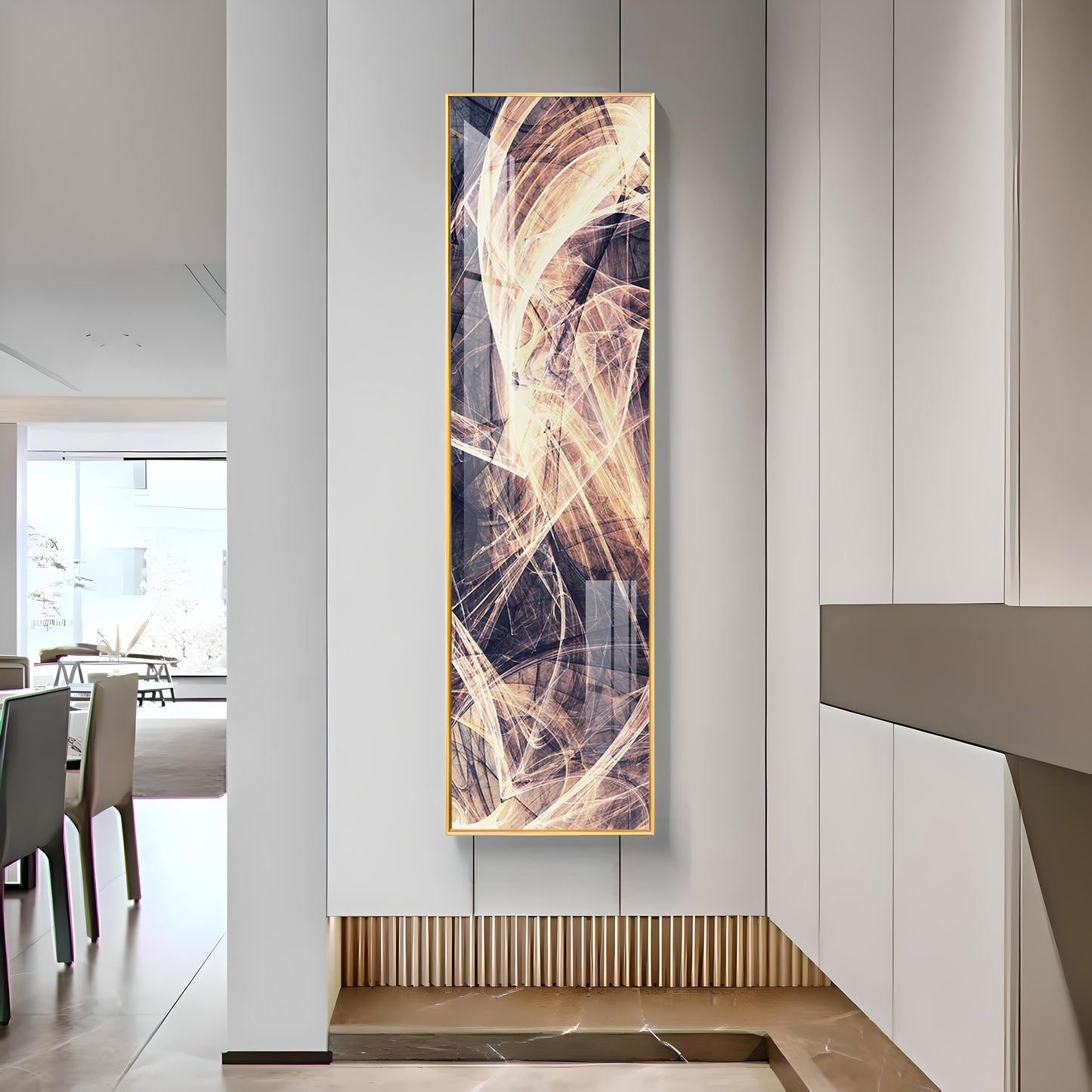 Fractal Art Premium Acrylic Vertical Wall Art
