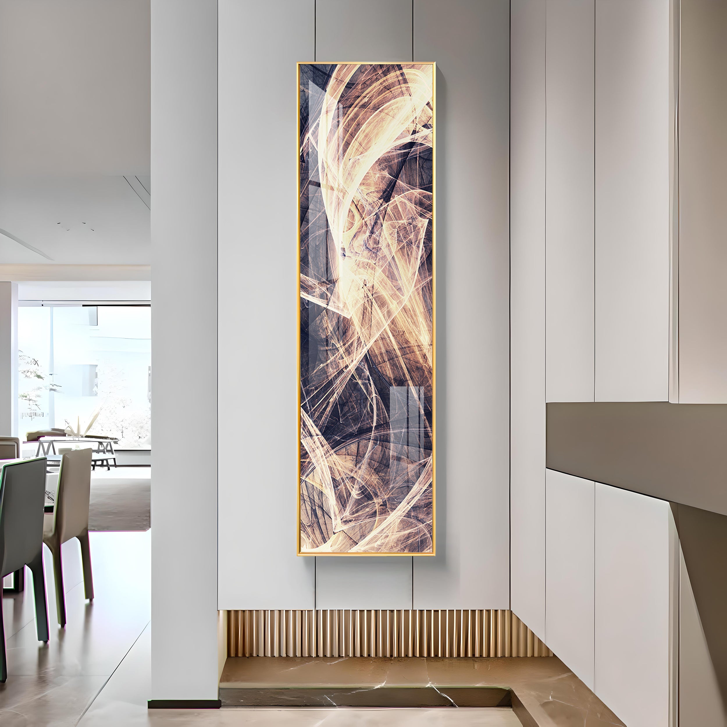 Fractal Art Premium Acrylic Vertical Wall Art
