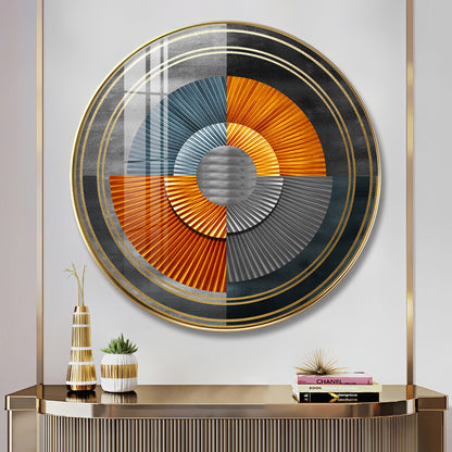 Grandeur Circle Premium Acrylic Round Wall Art