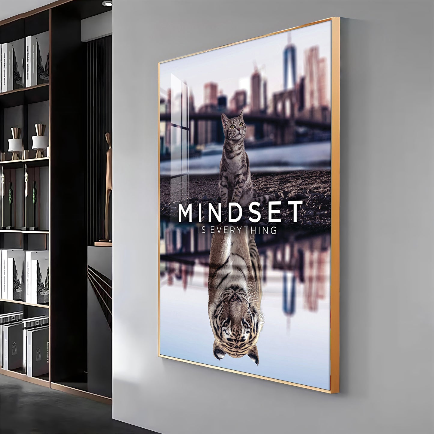 Mindset Is Everything Premium Acrylic Vertical Wall Art