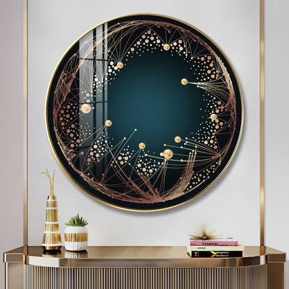 Astral Glow Premium Acrylic Round Wall Art
