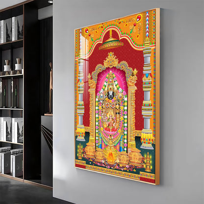 Narayana Blessing Premium Acrylic Vertical Wall Art