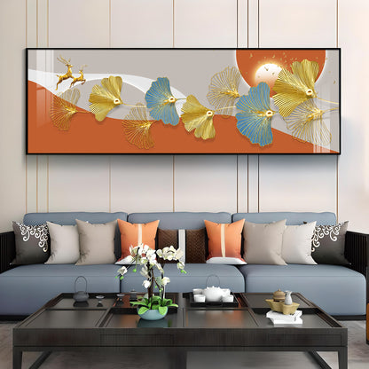 Leaf Fusion Premium Acrylic Horizontal Wall Art
