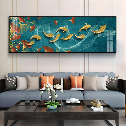 Aquatic Harmony Premium Acrylic Horizontal Wall Art