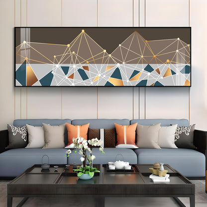 Geometric Harmony Premium Acrylic Horizontal Wall Art