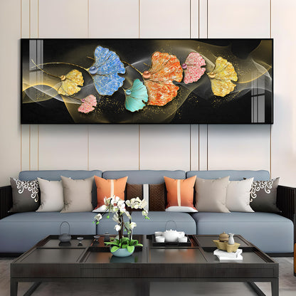 Leaf Bliss Premium Acrylic Horizontal Wall Art