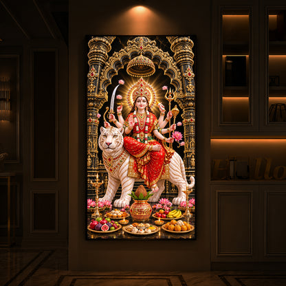 Amba Modern Luxury Backlight Vertical Wall Art