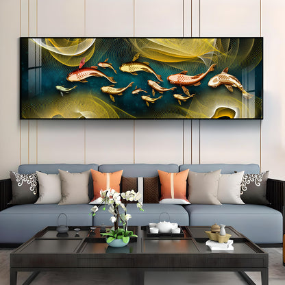 Fish Flow Collective Premium Acrylic Horizontal Wall Art