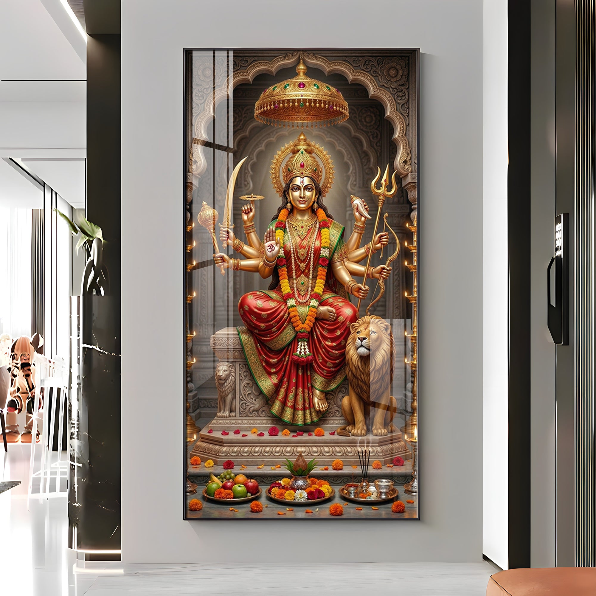 Goddess of Strength Premium Acrylic Vertical Wall Art
