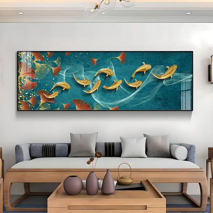 Aquatic Harmony Premium Acrylic Horizontal Wall Art