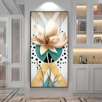 Abstract Flower Premium Acrylic Vertical Wall Art