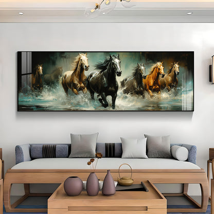 Horse Symbol Of Strength Premium Acrylic Horizontal Wall Art