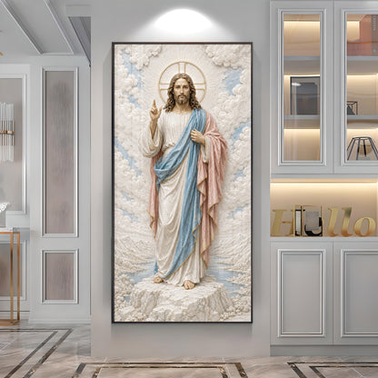 Jesus Christ Divine Premium Acrylic Vertical Wall Art