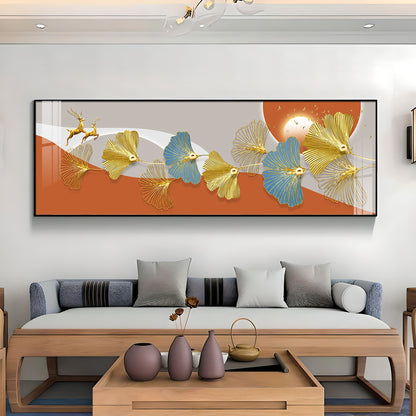 Leaf Fusion Premium Acrylic Horizontal Wall Art