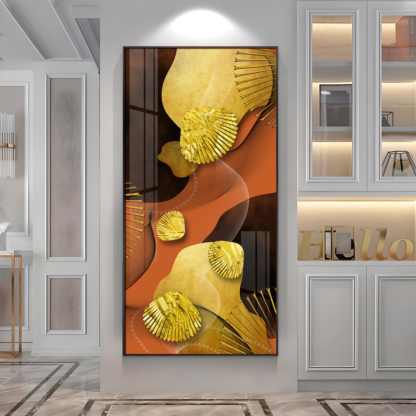 Luxe Aura Premium Acrylic Vertical Wall Art